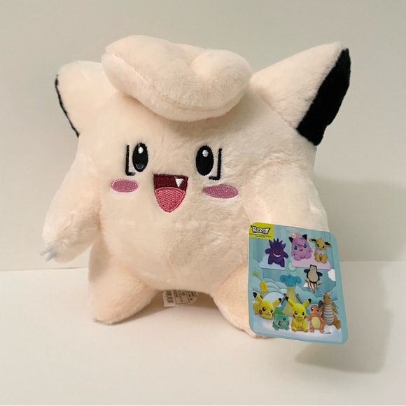 Pokemon Clefairy Plush 7” Tall Stuffed Animal Toy - Picture 14 of 14